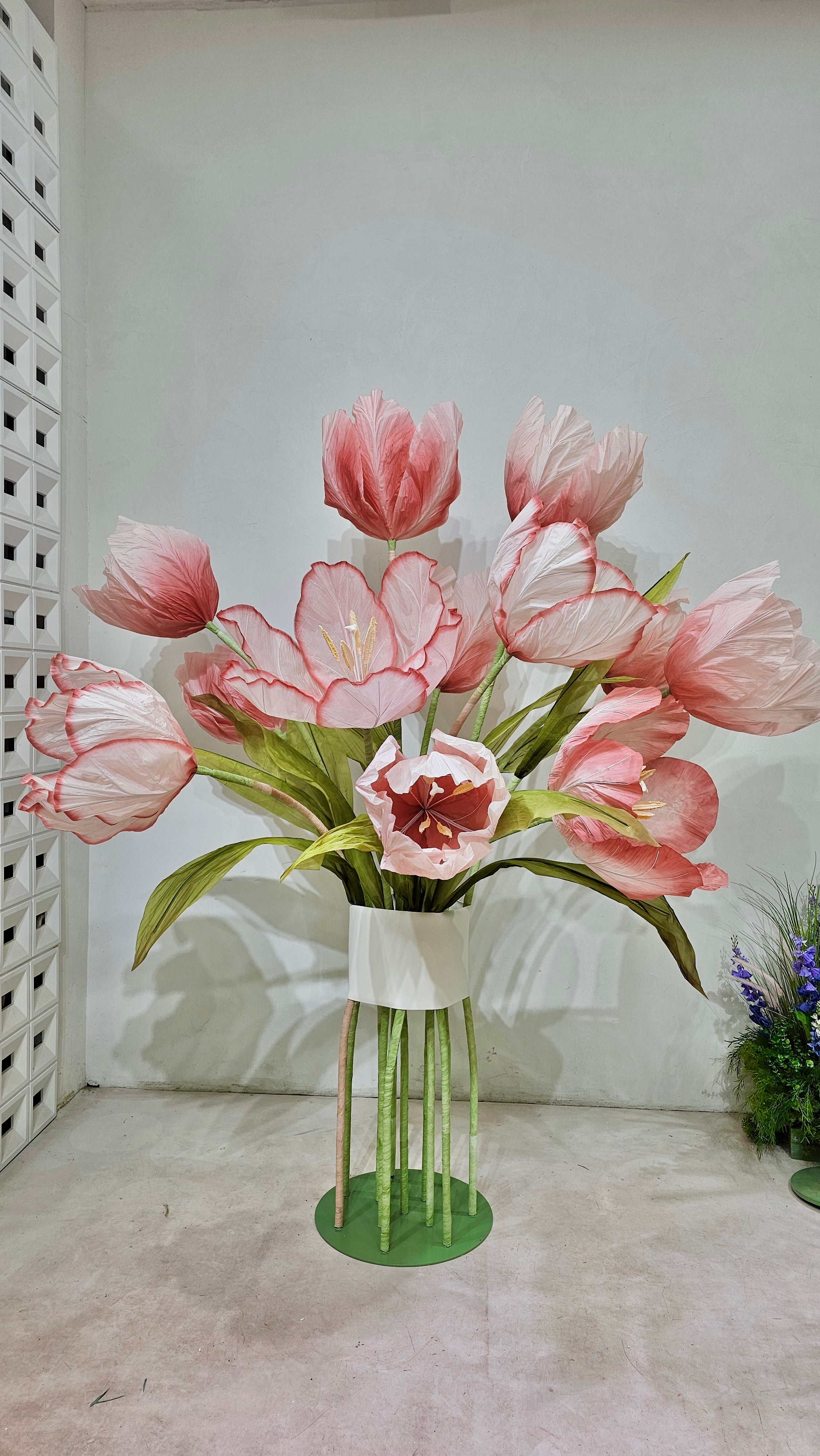 Blush of Spring- Silk Tulip Bouquet