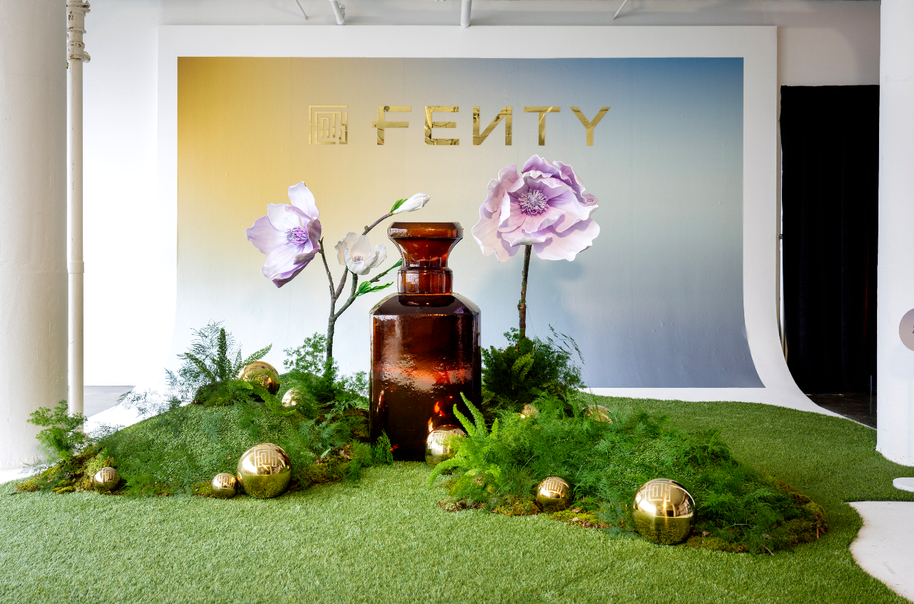 Hana Form oversized paper flower decor for luxury brand displays