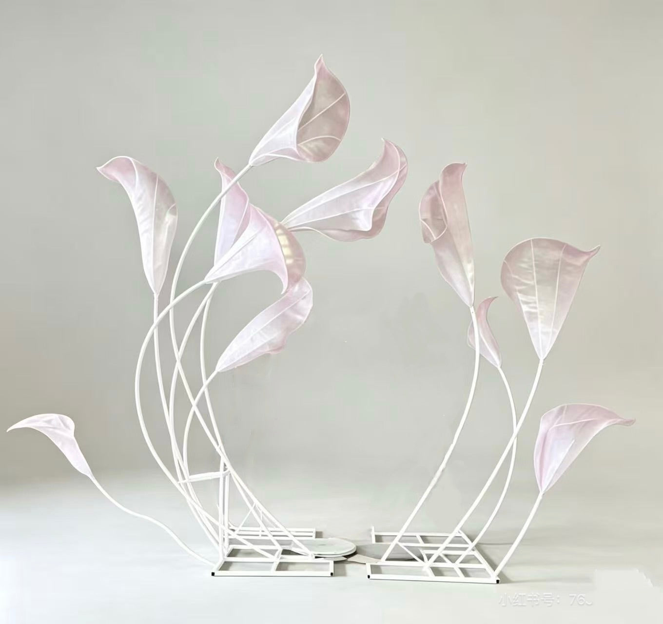 Ethereal Organza Calla Lily Installation
