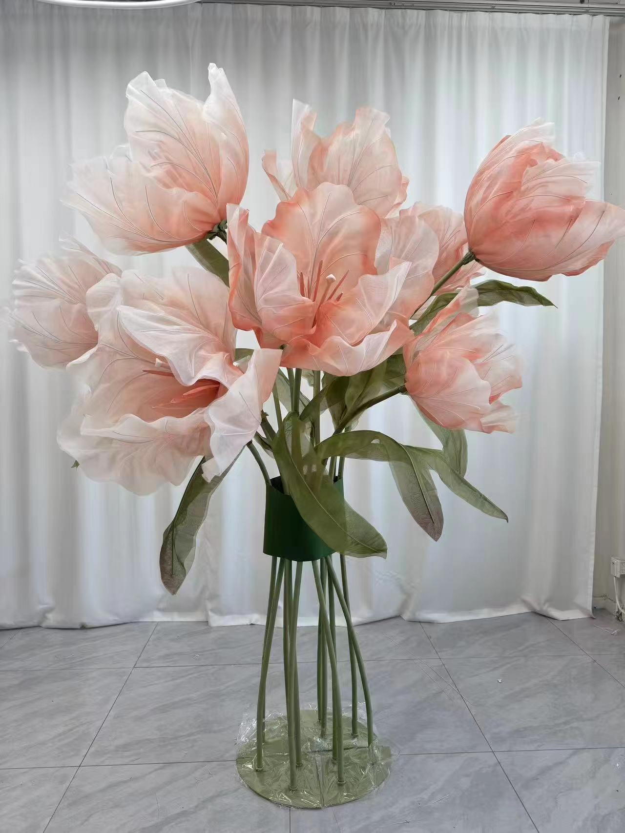 Blush of Spring- Silk Tulip Bouquet