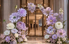 Violet Floral Arch