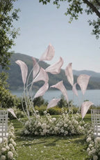 Ethereal Organza Calla Lily Installation