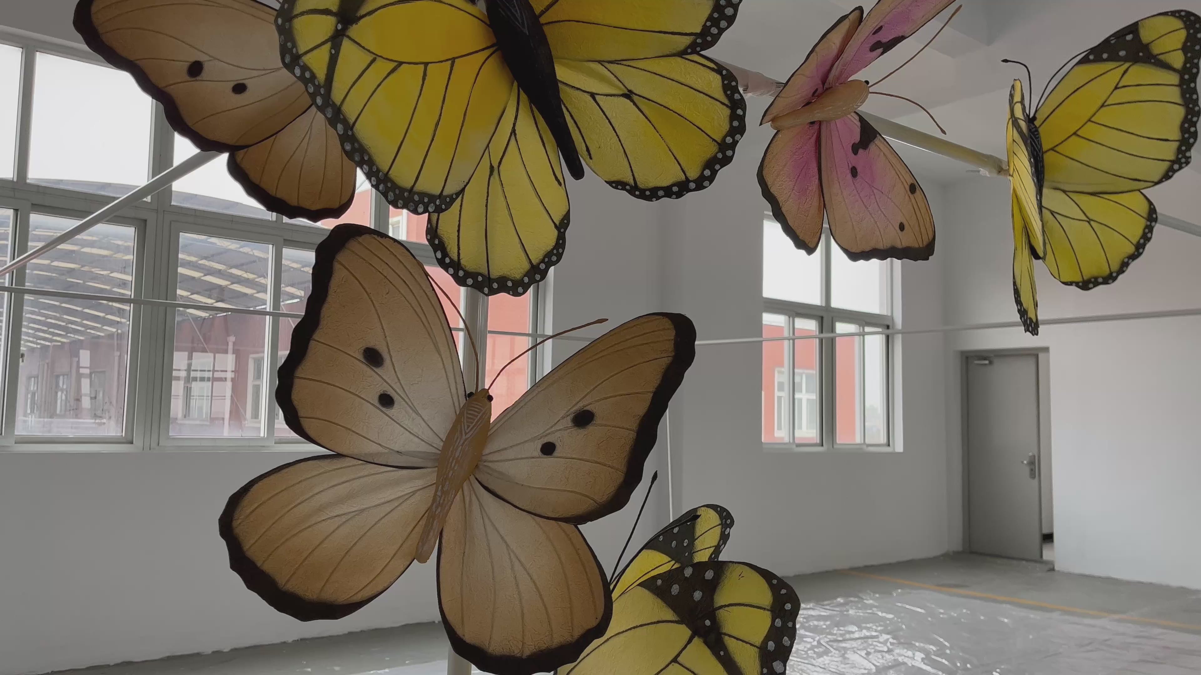 Handmade paper butterflies