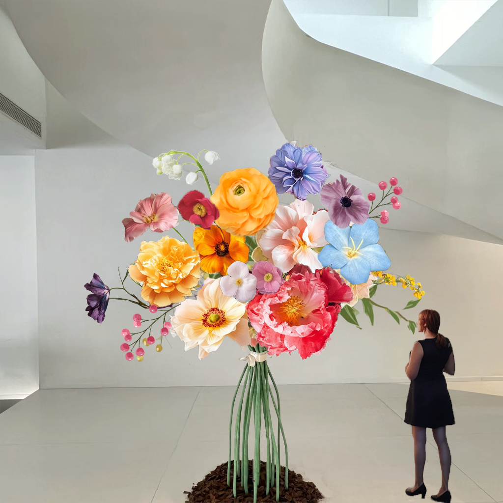 Giant Freestanding Flower Bouquets